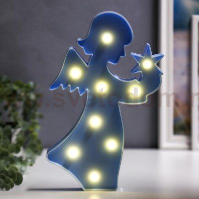 Ночник пластик от батареек 2АА 