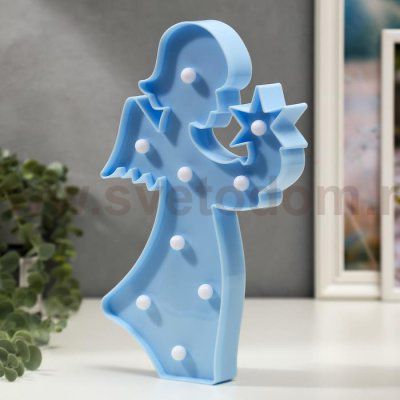 Ночник пластик от батареек 2АА 