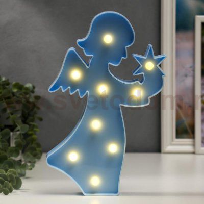 Ночник пластик от батареек 2АА 