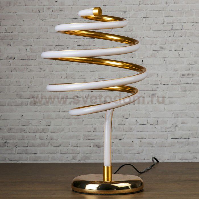 Настольная лампа металл, силикон 