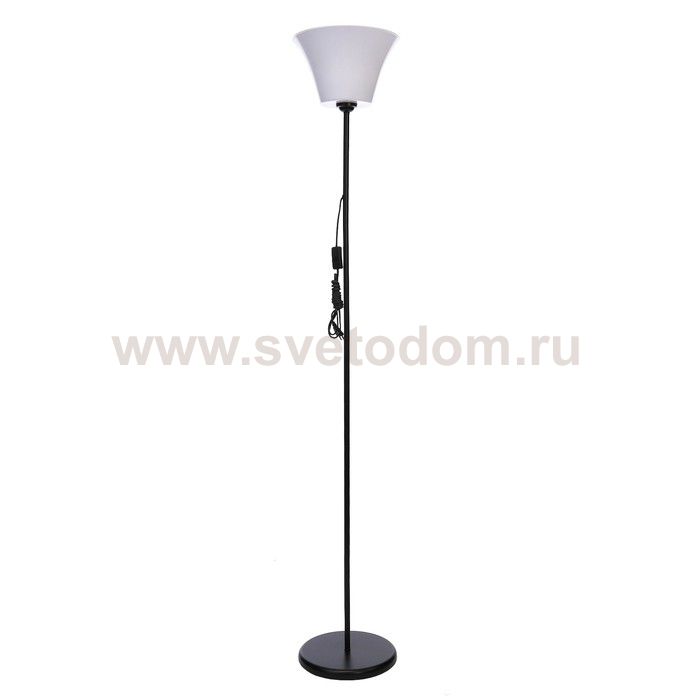 Торшер 1341060BK+WT/1 15Вт E27 черный-белый
