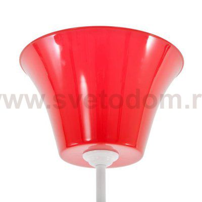 Торшер 1341060WT+RED/1 15Вт E27 белый-красный