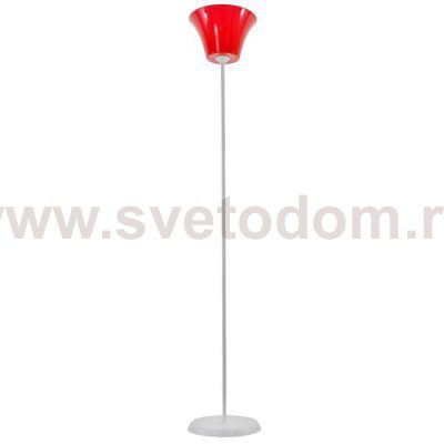 Торшер 1341060WT+RED/1 15Вт E27 белый-красный
