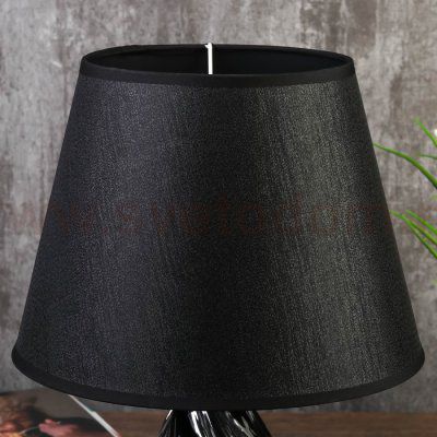 Лампа настольная 7515122TL/1 E14 40Вт черный-серебро 24,5х24,5х38 см
