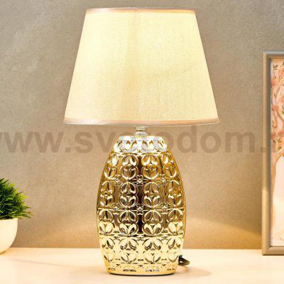 Лампа настольная 7515123TL/1 E14 40Вт золото 22,5х22,5х38 см