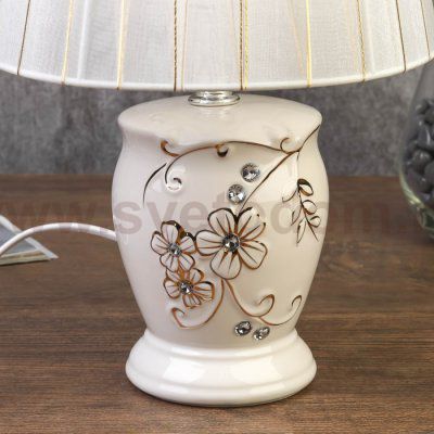 Лампа настольная 7555096TL/1 E14 40Вт белый 19,5х19,5х28,5 см