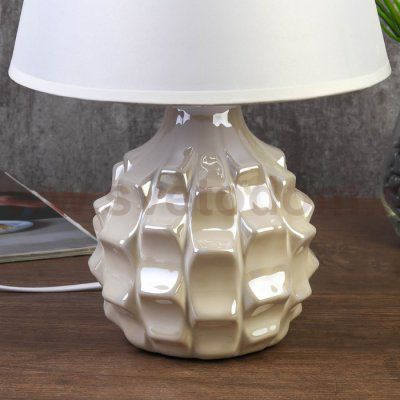 Лампа настольная 7555100TL/1 E14 40Вт жемчужный 22х22х32 см
