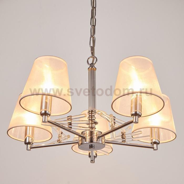 Люстра 65071916/5CR E14 40Вт хром 56х56х71 см.