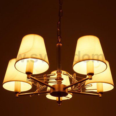 Люстра 65071916/5FG E14 40Вт золото 56х56х71 см.