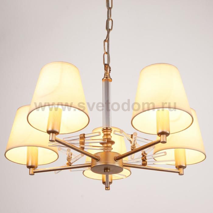 Люстра 65071916/5FG E14 40Вт золото 56х56х71 см.