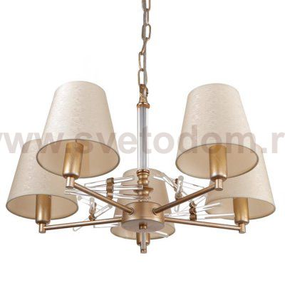 Люстра 65071916/5FG E14 40Вт золото 56х56х71 см.