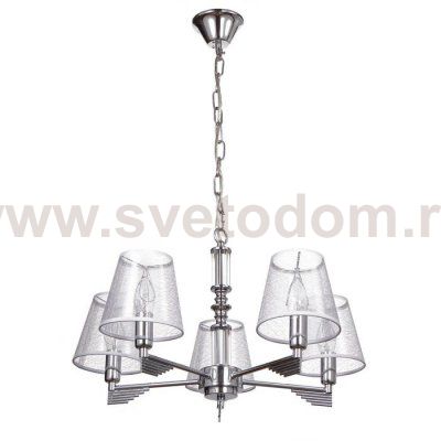 Люстра 65071912/5CR E14 40Вт хром 56х56х71 см.