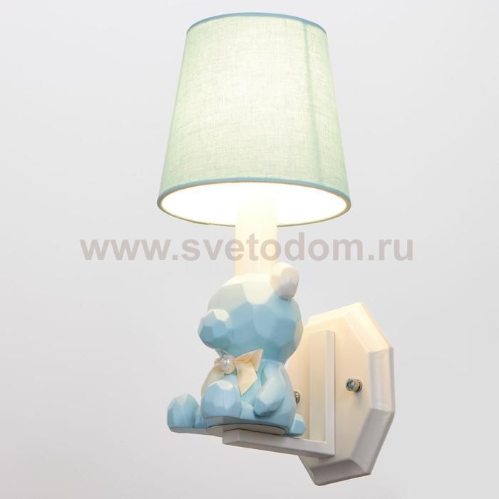 Бра 670604/1 E14 40Вт белый-голубой 14,5х17,5х33 см