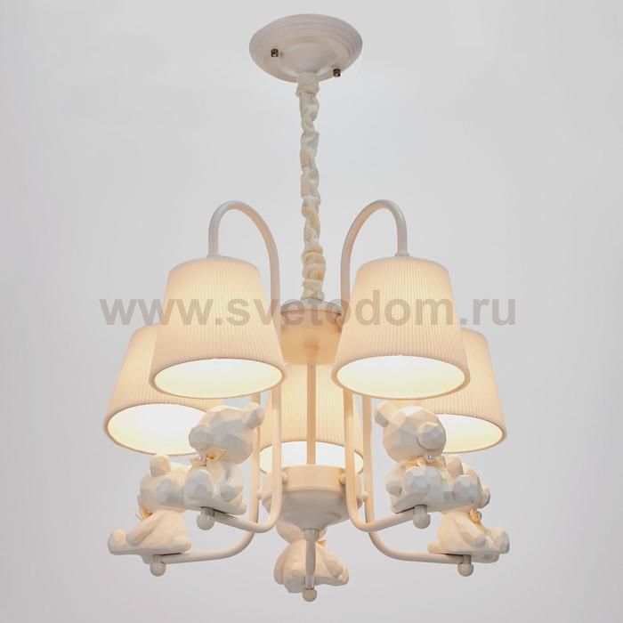 Люстра 670606/5 E27 40Вт белый 48х48х49 см