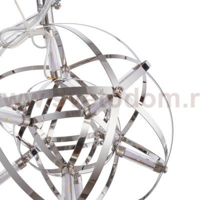 Люстра 669701/12 LED 7,2Вт 4000К хром 20х20х150 см