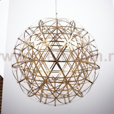 Люстра 669712/92 LED 55,2Вт 3000К золото 60х60х150 см