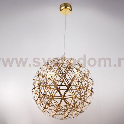 Люстра 669712/92 LED 55,2Вт 3000К золото 60х60х150 см