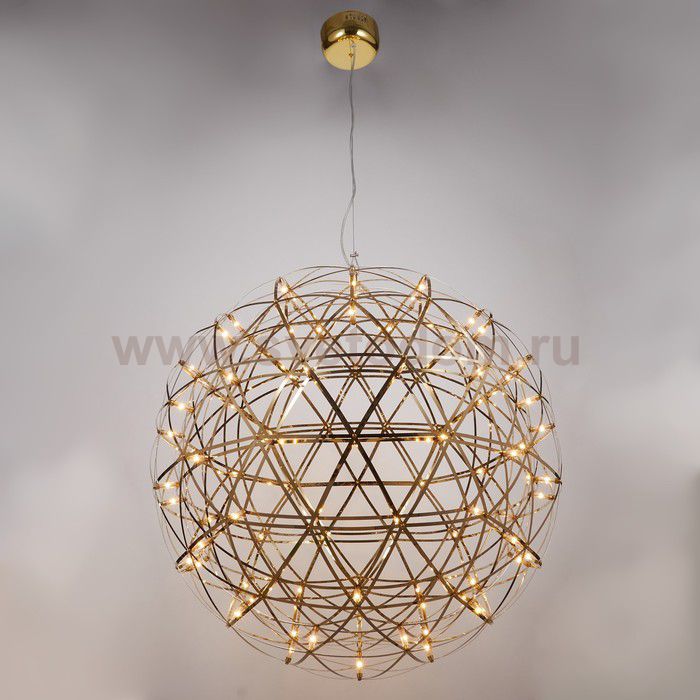 Люстра 669714/92 LED 55,2Вт 3000К золото 80х80х150 см