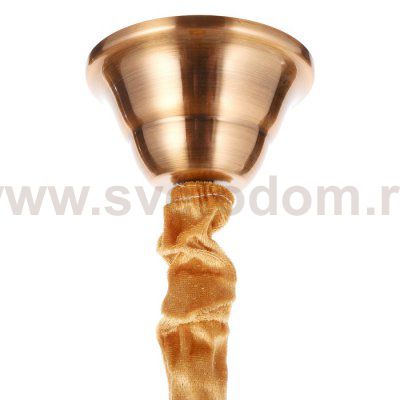 Люстра 671002/6 E27 40Вт медь-золото 61х61х90 см