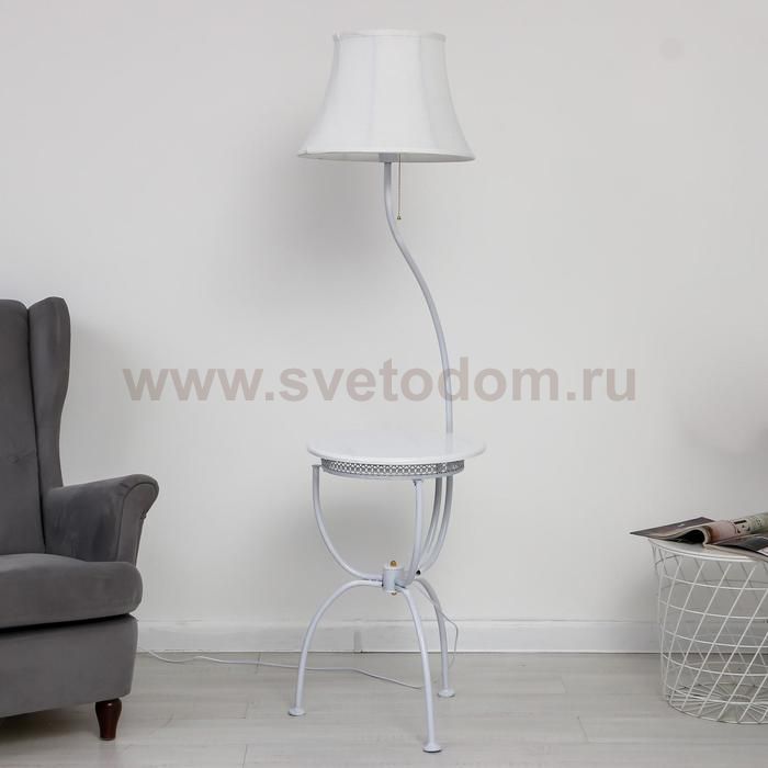 Торшер 4416220T/1 E27 40Вт белый 46х43х160 см