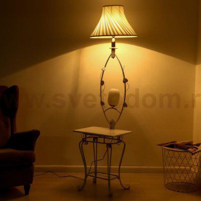 Торшер 4416227T/2 E27 40Вт белый 55х46х168 см