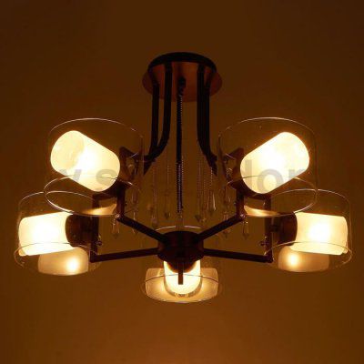 Люстра 669605/5 Е14 40Вт кофе 60х60х39 см