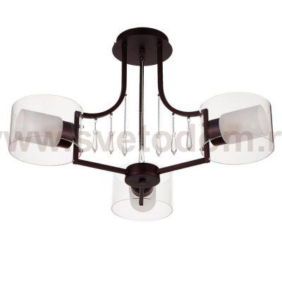 Люстра 669606/3 Е14 40Вт кофе 60х60х39 см