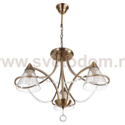 Люстра 669609/3 Е14 40Вт бронза 59х59х44 см