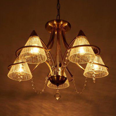 Люстра 669610/5 Е14 40Вт бронза 59х59х44 см