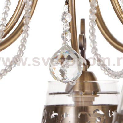 Люстра 669614/5 Е14 40Вт бронза 58х58х43 см