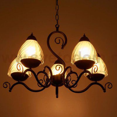 Люстра 669617/5 Е14 40Вт черный 64,5х64,5х38 см