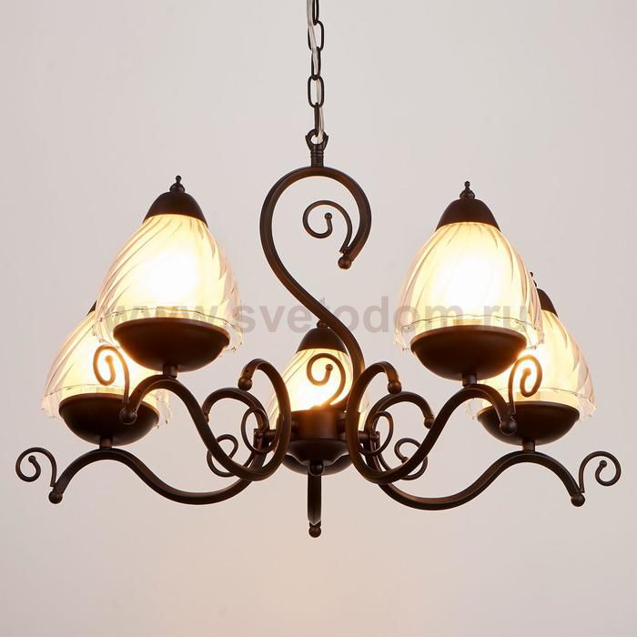 Люстра 669617/5 Е14 40Вт черный 64,5х64,5х38 см