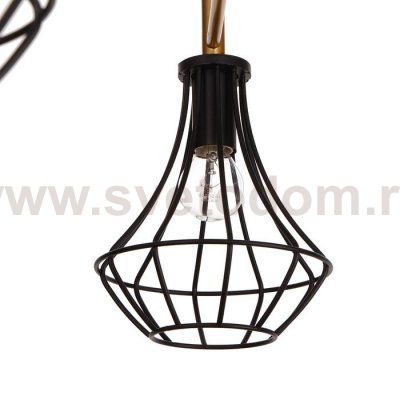 Люстра 669618/5 Е14 40Вт черный-золото 68х68х48 см