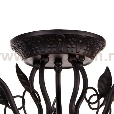 Люстра 669620/6 Е14 40Вт черный 59х59х33 см