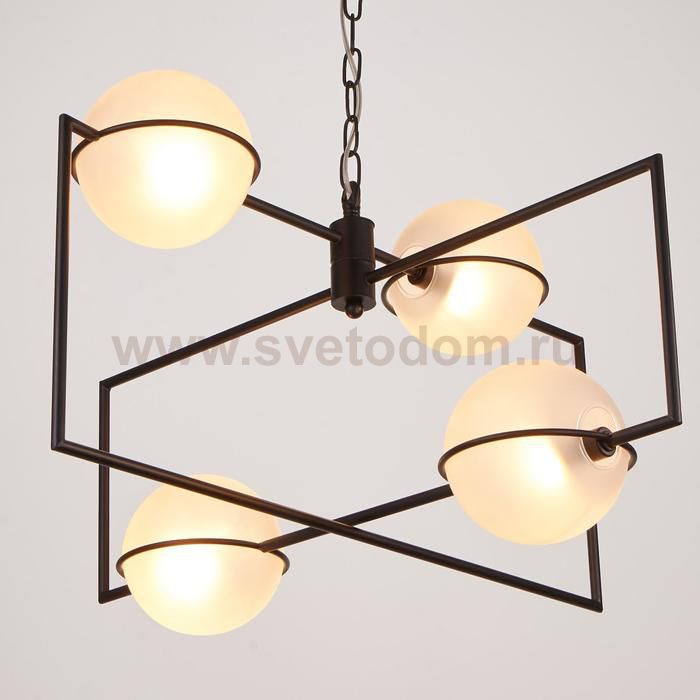 Люстра 669627/4 G9 40Вт черный 60х60х36 см