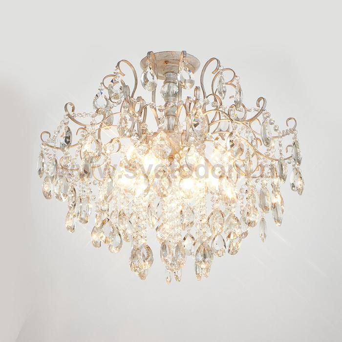 Люстра 670405/6 E27 40Вт белый с золотой патиной 60х60х50 см