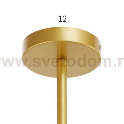 Люстра 2403160/3 E27 40Вт золото 125х125х50 см