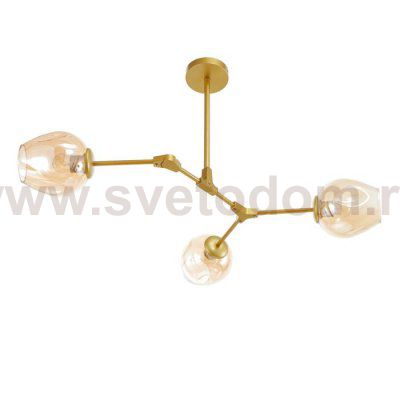 Люстра 2403160/3 E27 40Вт золото 125х125х50 см