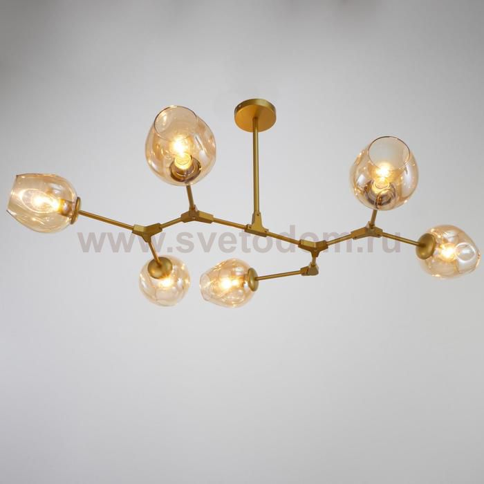 Люстра 2403162/6 E27 40Вт золото 130х130х50 см