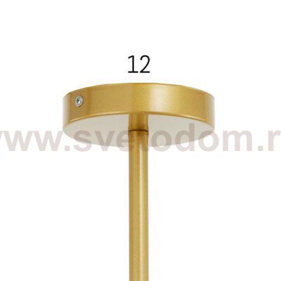 Люстра 2403162/6 E27 40Вт золото 130х130х50 см