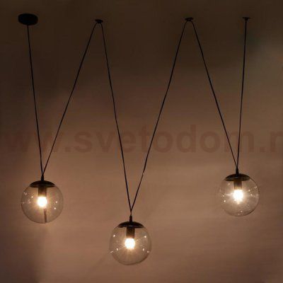 Светильник 2403168/3 E27 40Вт черный