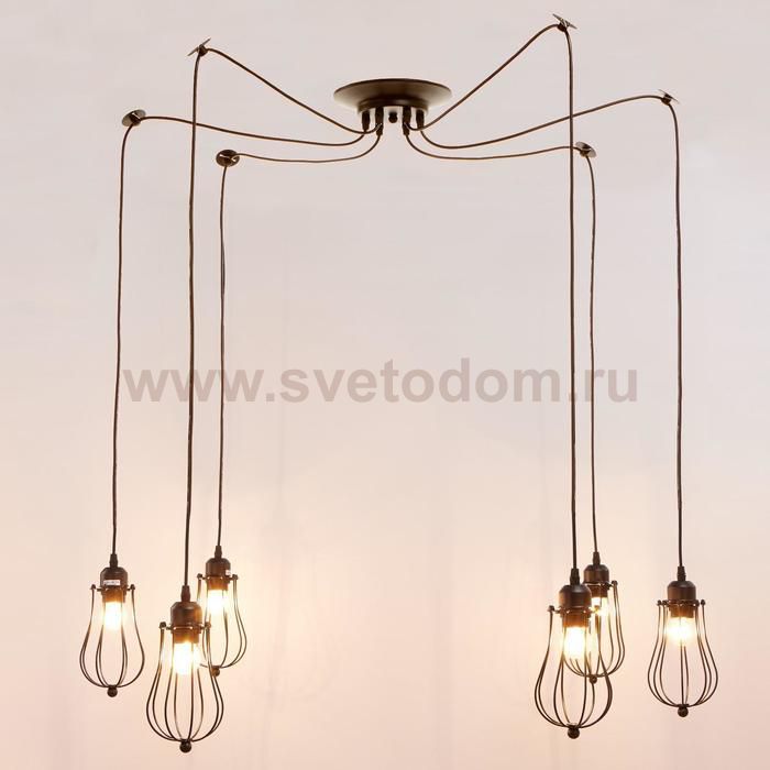 Светильник 2403170/6 E27 40Вт черный