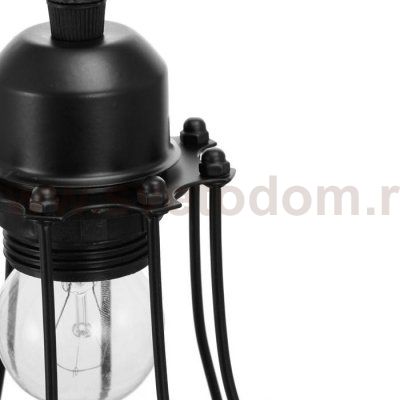 Светильник 2403171/1 E27 40Вт черный 11х11х122 см