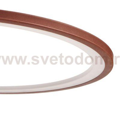 Люстра с ПДУ 671126/6 LED 216Вт диммер 3 режима 3000-6000К кофе 93х69х11 см