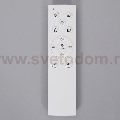 Люстра с ПДУ 671126/6 LED 216Вт диммер 3 режима 3000-6000К кофе 93х69х11 см