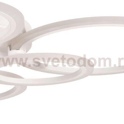 Люстра с ПДУ 671132/8 LED 224Вт диммер 3 режима 3000-6000К белый 107х82х9 см