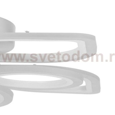 Люстра с ПДУ 671135/8 LED 160Вт диммер 3 режима 3000-6000К белый 51х51х12,5 см