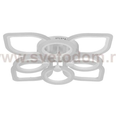 Люстра с ПДУ 671135/8 LED 160Вт диммер 3 режима 3000-6000К белый 51х51х12,5 см