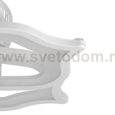 Люстра с ПДУ 671141/6 LED 170Вт диммер 3 режима 3000-6000К белый 51х51х20 см