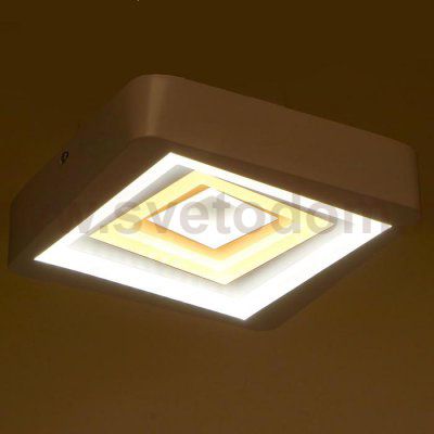 Светильник 671147/1 LED 58Вт 3 режима 3000-6000К белый 25х25х5 см